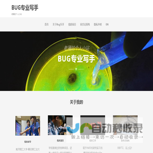 BUG专业写手 – 老蒲的个人小站